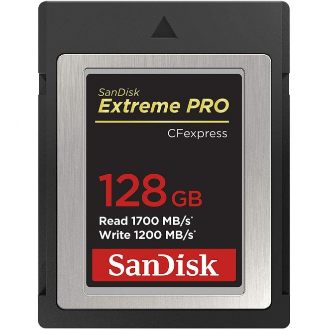 SanDisk Extreme PRO CFexpress Card Type B 1700MBs 128GB